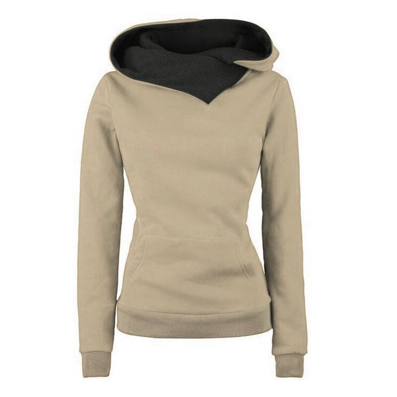 Winter Pullover Scarf Pockets Hoodies