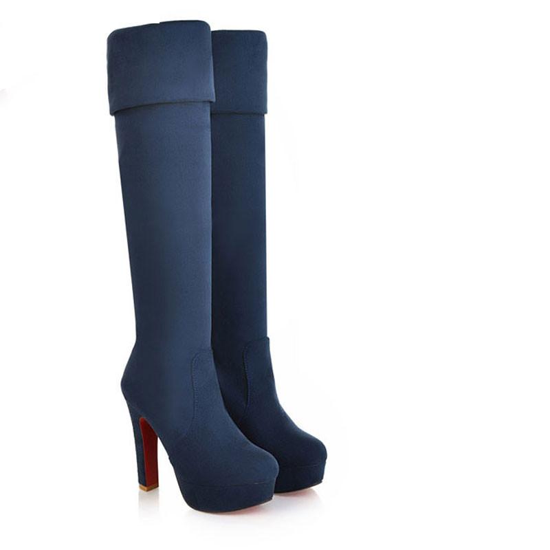 Fashion Elegant Stretch Knee-High Sexy Boots