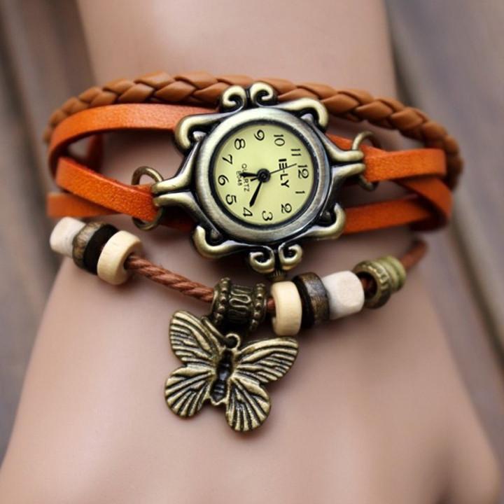 Butterfly Wrap Leather Bracelet Wrist Watch - MeetYoursFashion - 5