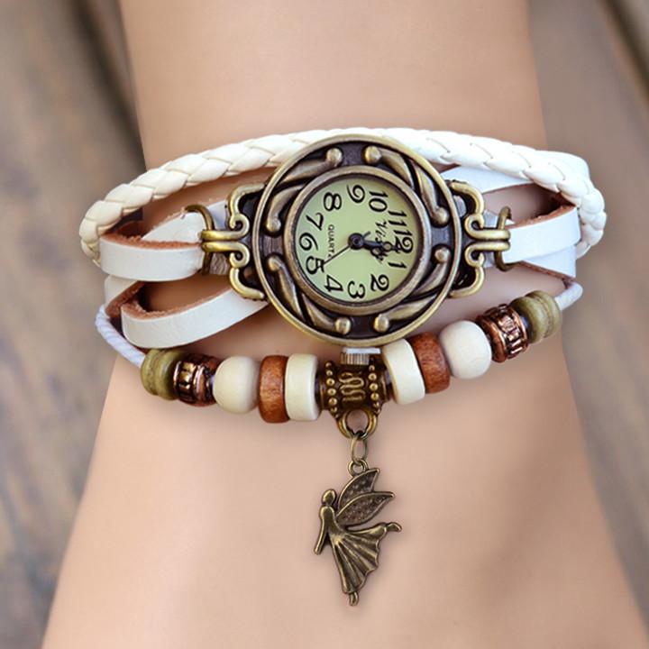 Weave Leather Bracelet Wrist Watch - MeetYoursFashion - 3
